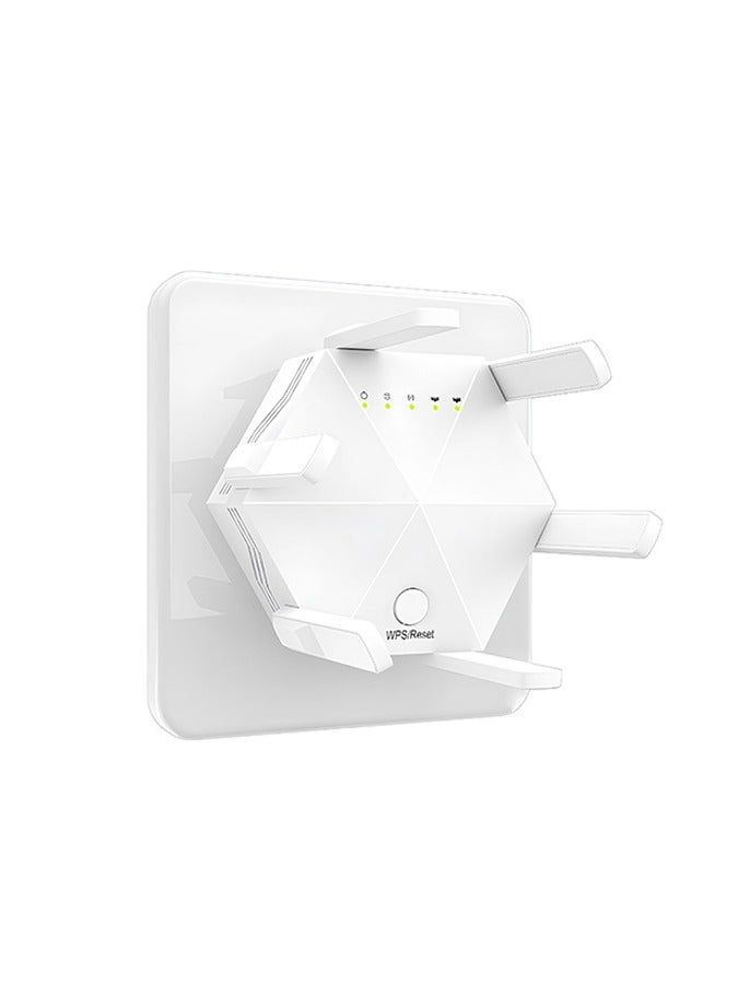 DUNELIFE Eliminate Wi-Fi dead zones with the AC1200 dual-band signal extender.  Enjoy true whole-house coverage with both 5GHz and 2.4GHz bands, 1200Mbps high speed, intelligent signal indicator, and one-button setup. - Image 2